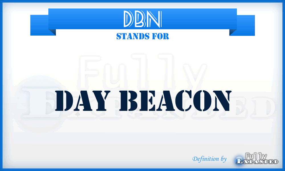 DBN - Day Beacon