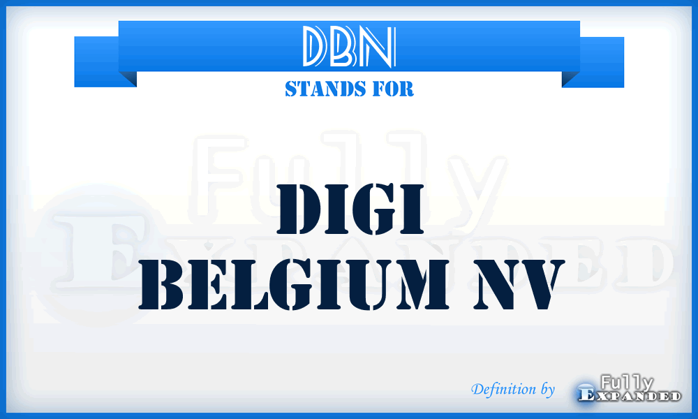DBN - Digi Belgium Nv