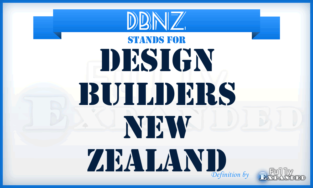 DBNZ - Design Builders New Zealand