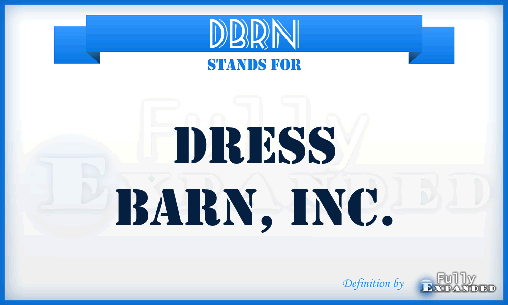 DBRN - Dress Barn, Inc.