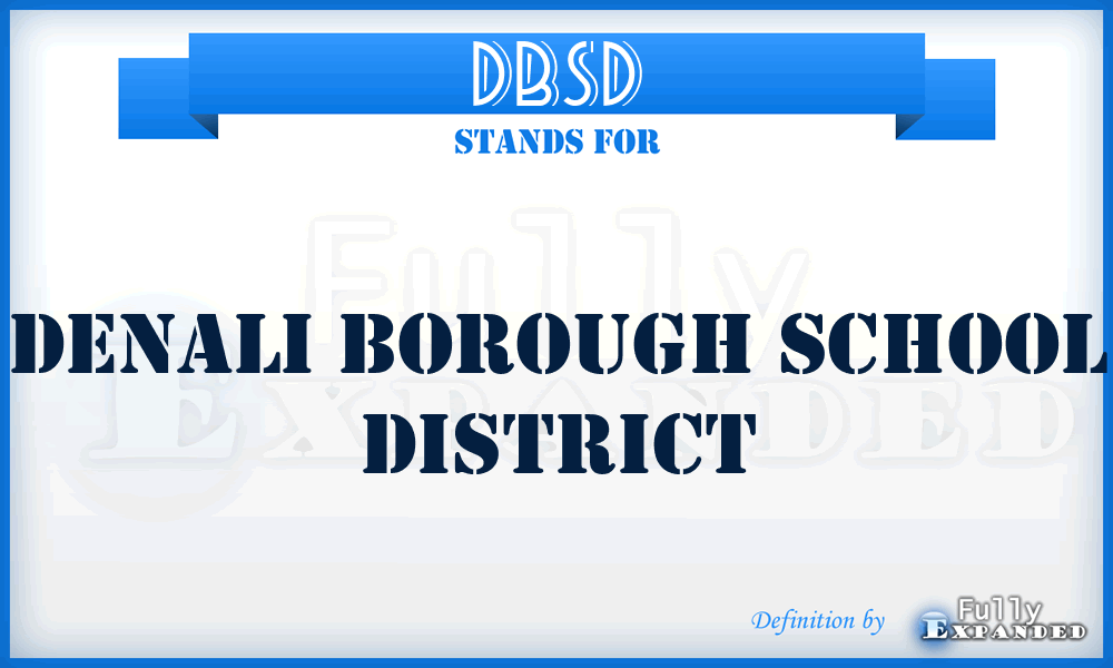 DBSD - Denali Borough School District