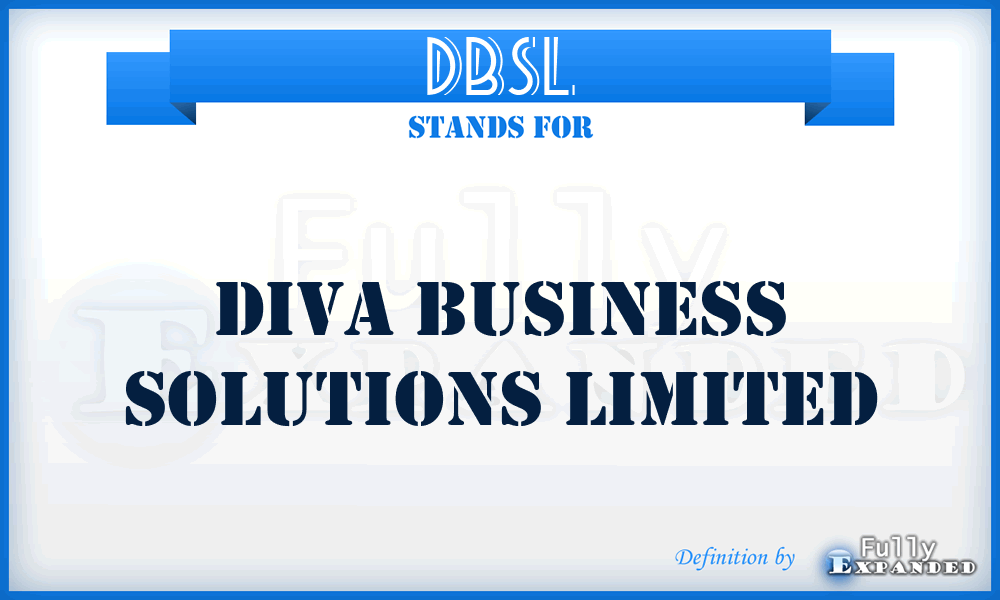 DBSL - Diva Business Solutions Limited