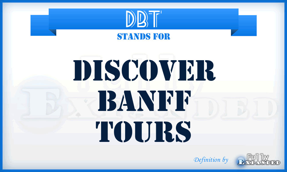 DBT - Discover Banff Tours