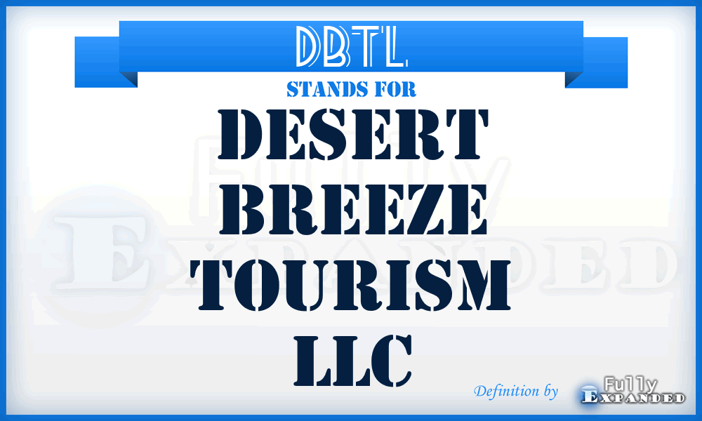 DBTL - Desert Breeze Tourism LLC