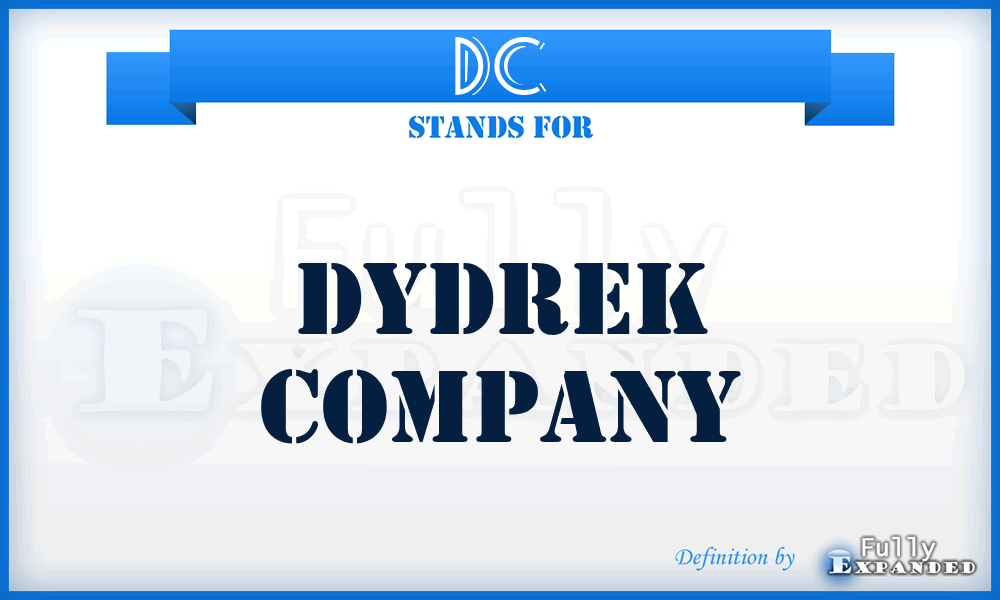 DC - Dydrek Company