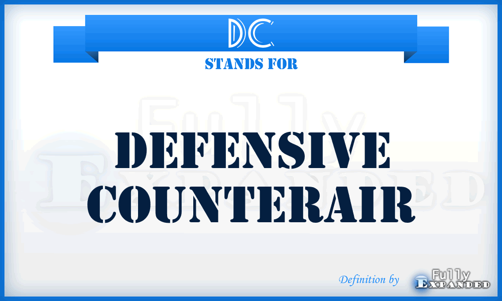 DC - Defensive Counterair