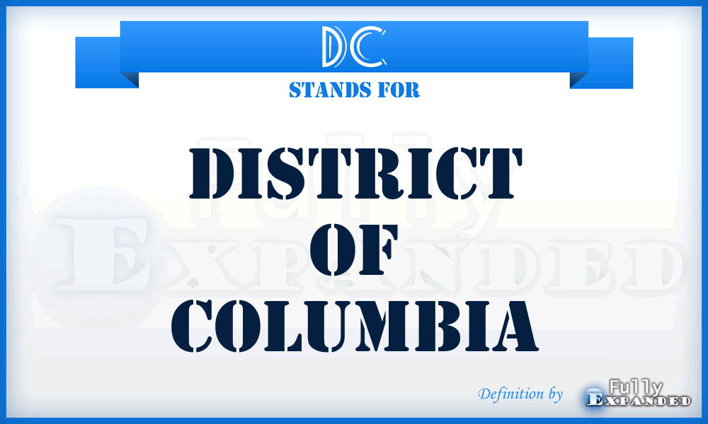 DC - District of Columbia