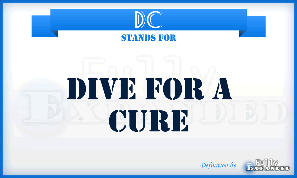 DC - Dive for a Cure