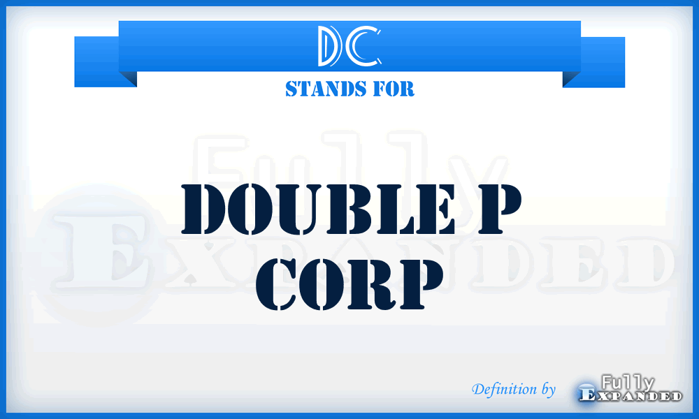 DC - Double p Corp