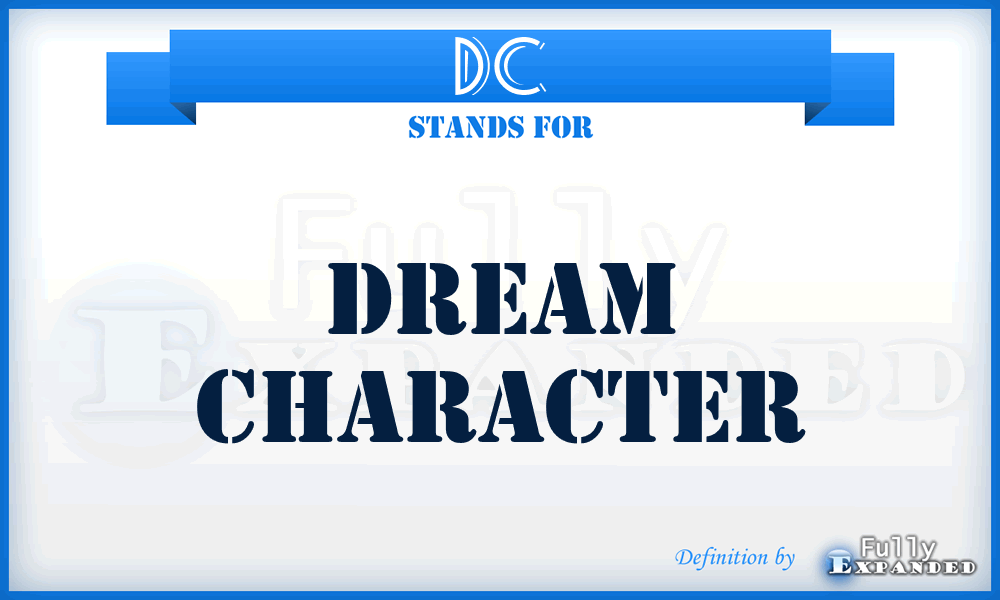 DC - Dream Character