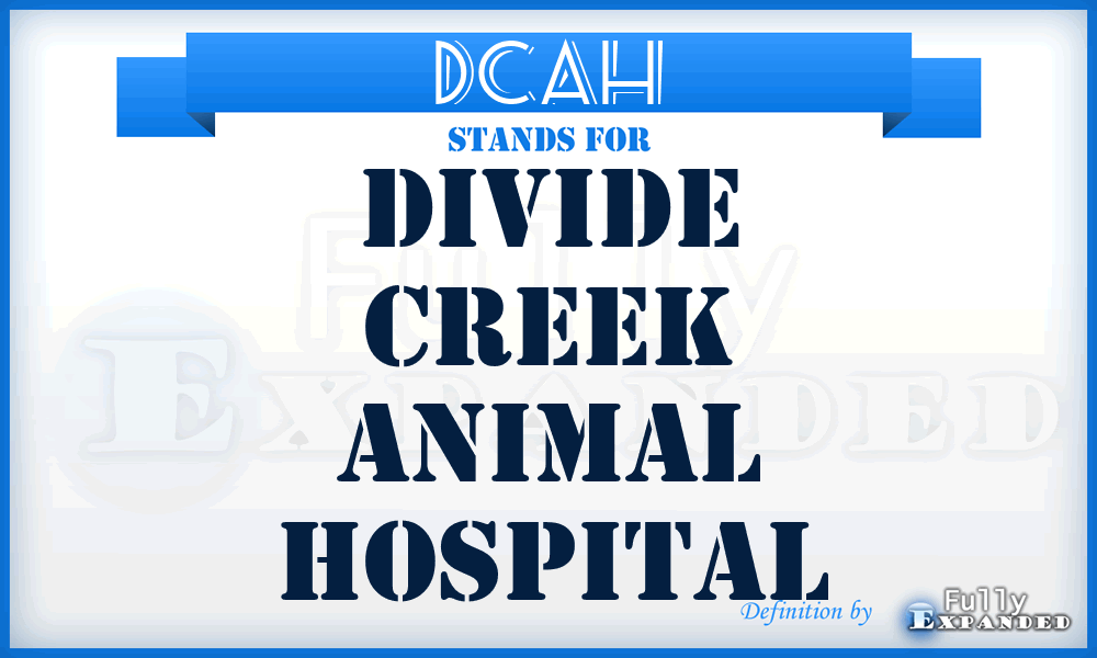 DCAH - Divide Creek Animal Hospital