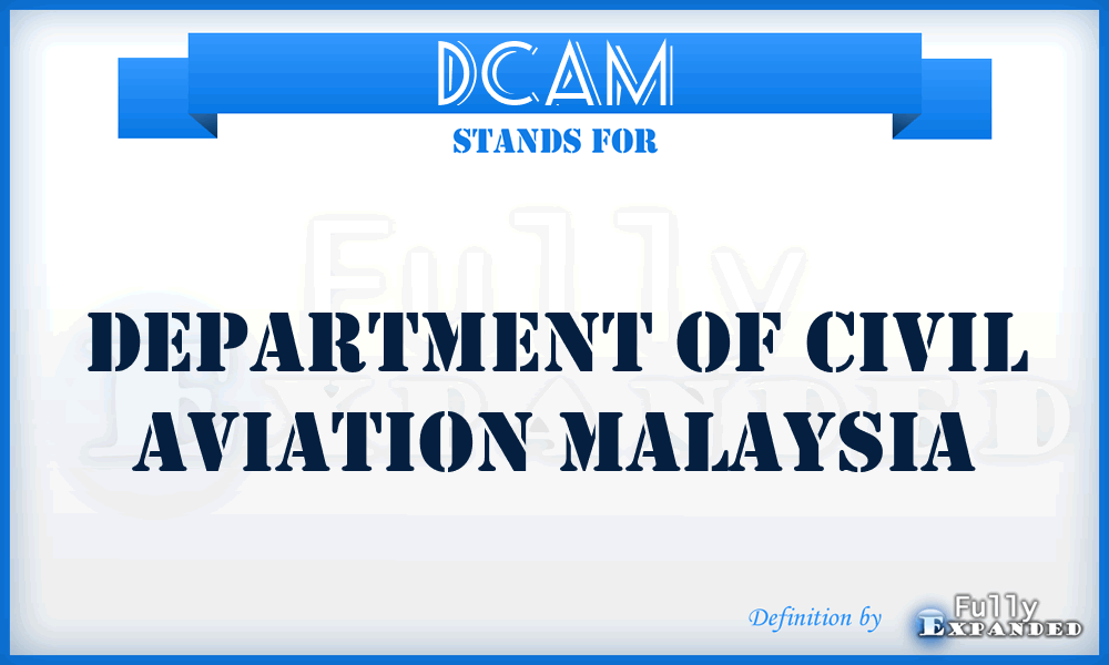 DCAM - Department of Civil Aviation Malaysia