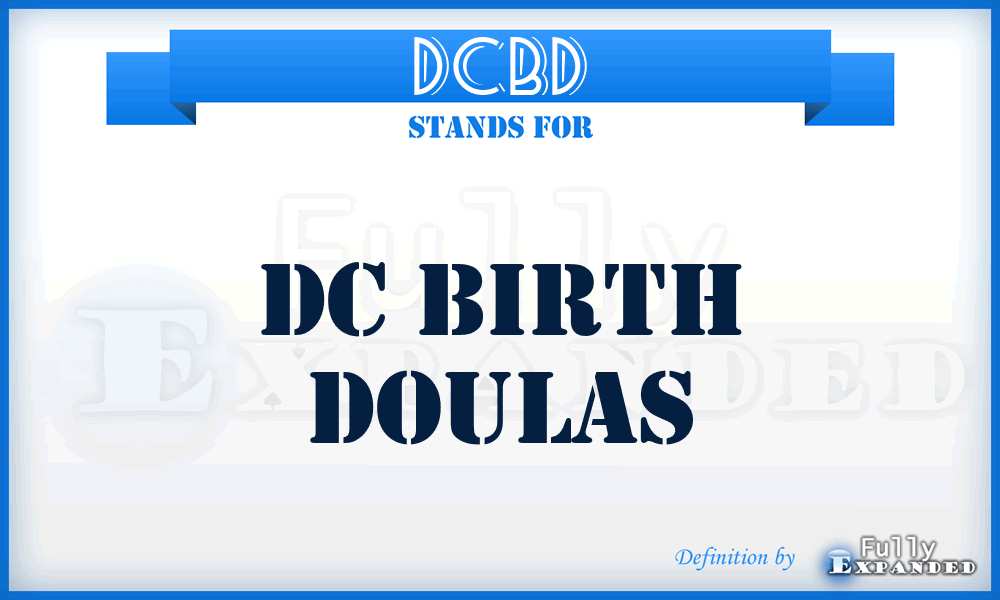 DCBD - DC Birth Doulas
