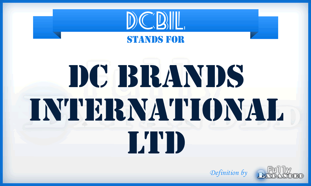 DCBIL - DC Brands International Ltd