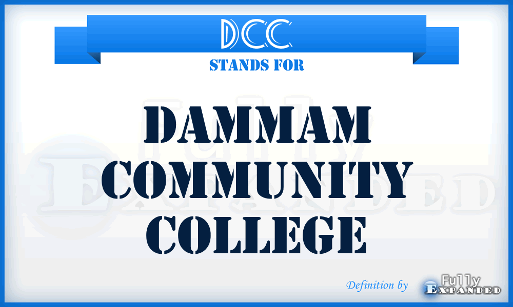 DCC - Dammam Community College