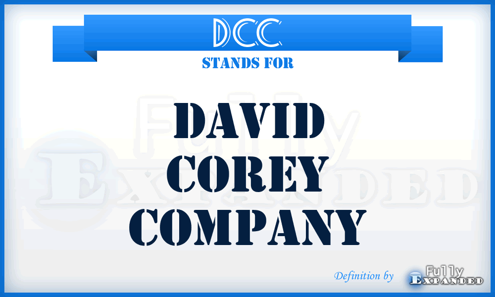 DCC - David Corey Company