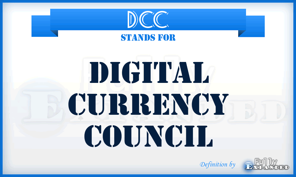 DCC - Digital Currency Council