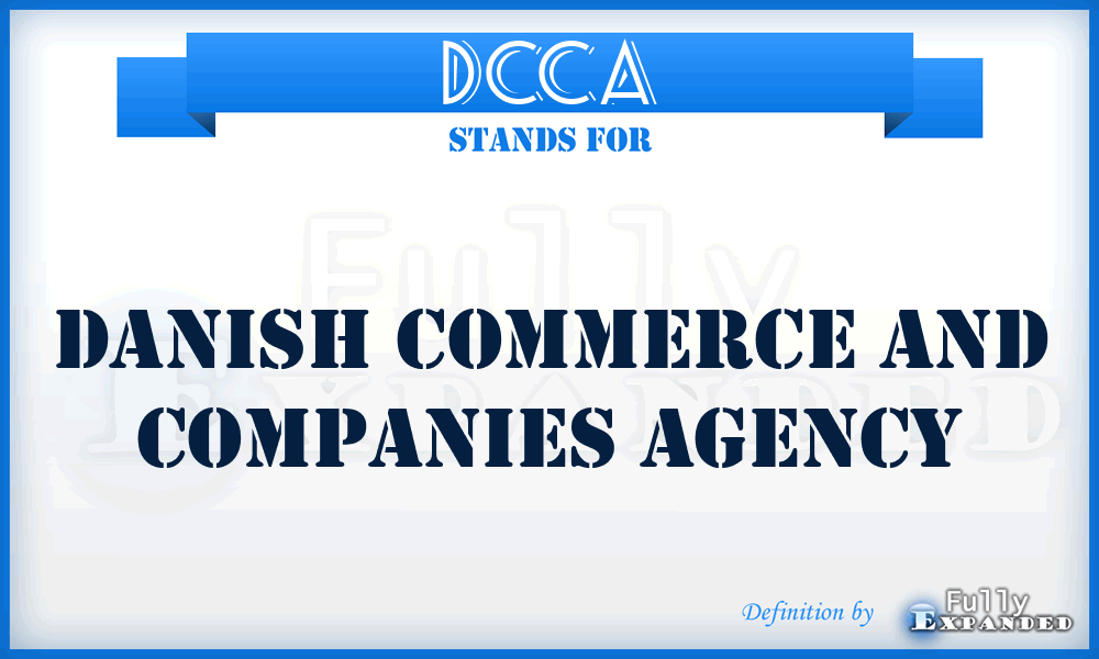 DCCA - Danish Commerce and Companies Agency