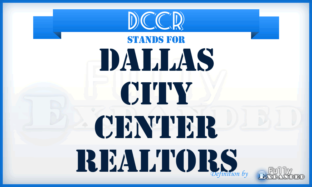 DCCR - Dallas City Center Realtors