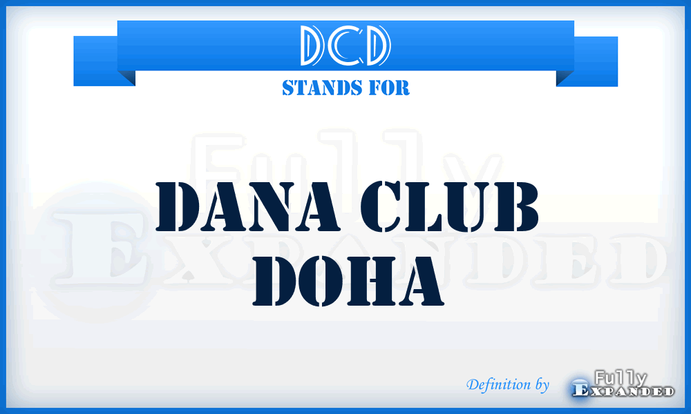 DCD - Dana Club Doha