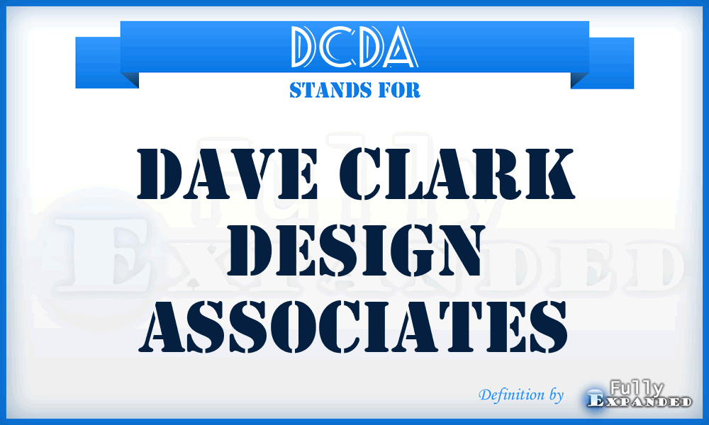 DCDA - Dave Clark Design Associates