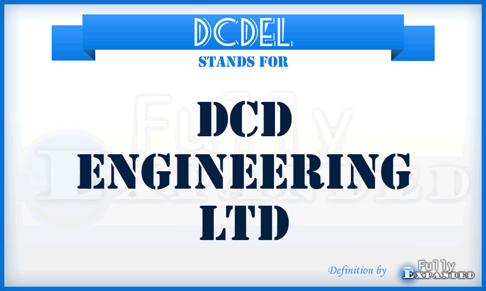 DCDEL - DCD Engineering Ltd