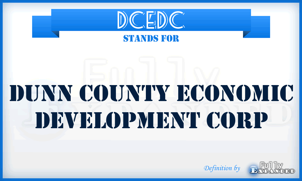 DCEDC - Dunn County Economic Development Corp