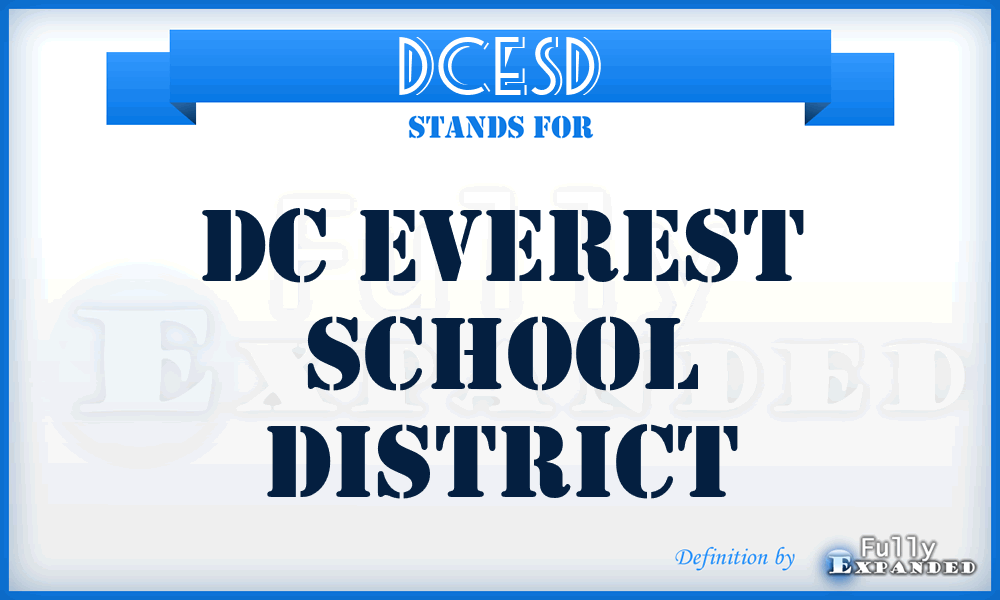 DCESD - DC Everest School District