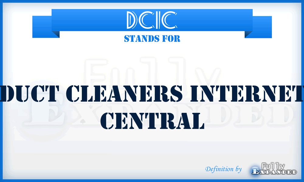 DCIC - Duct Cleaners Internet Central