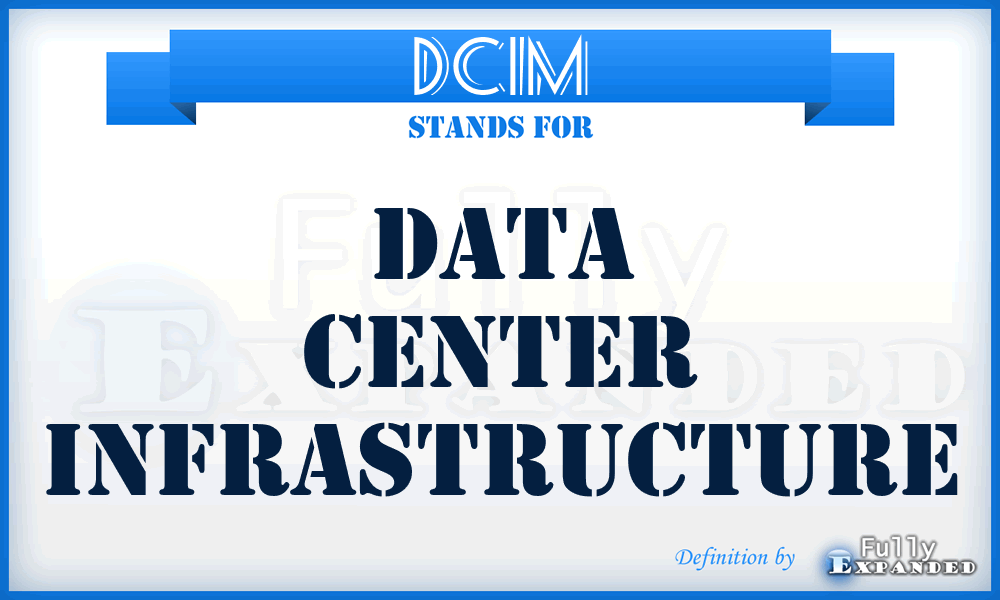 DCIM - Data Center Infrastructure