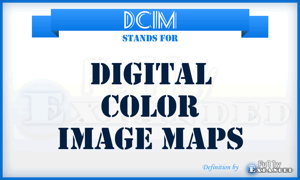 DCIM - Digital Color Image Maps