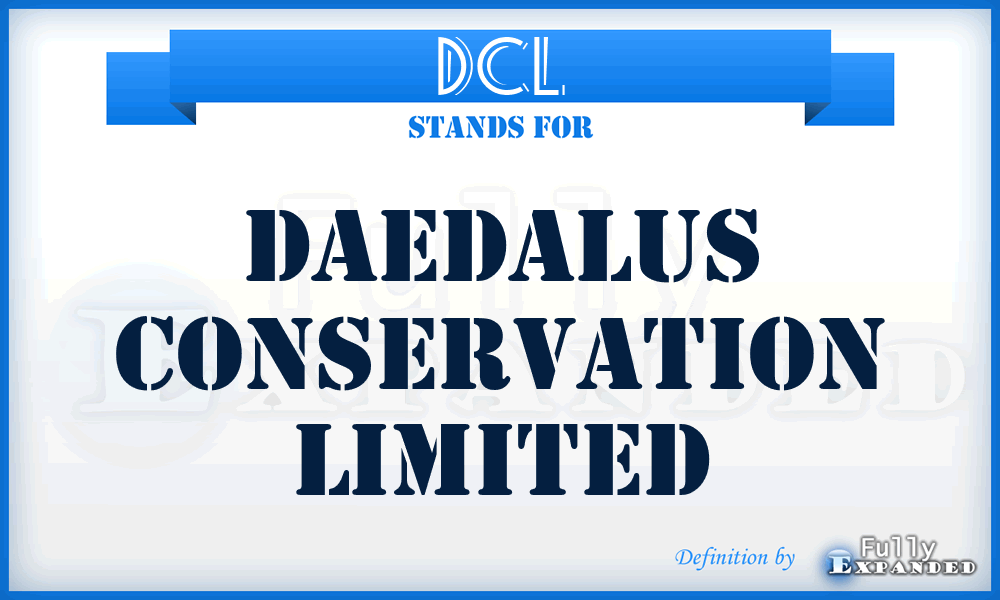 DCL - Daedalus Conservation Limited