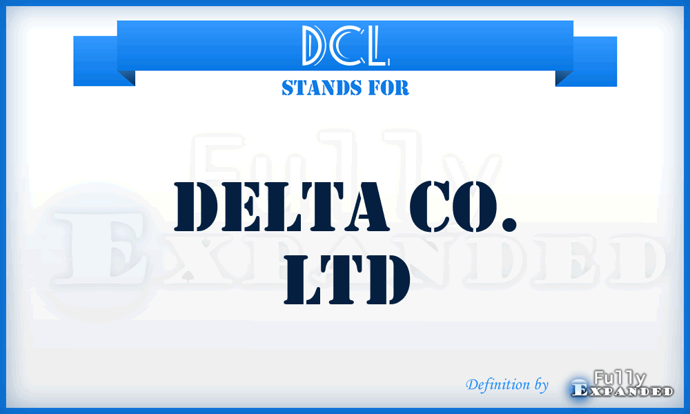 DCL - Delta Co. Ltd
