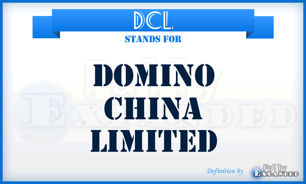 DCL - Domino China Limited