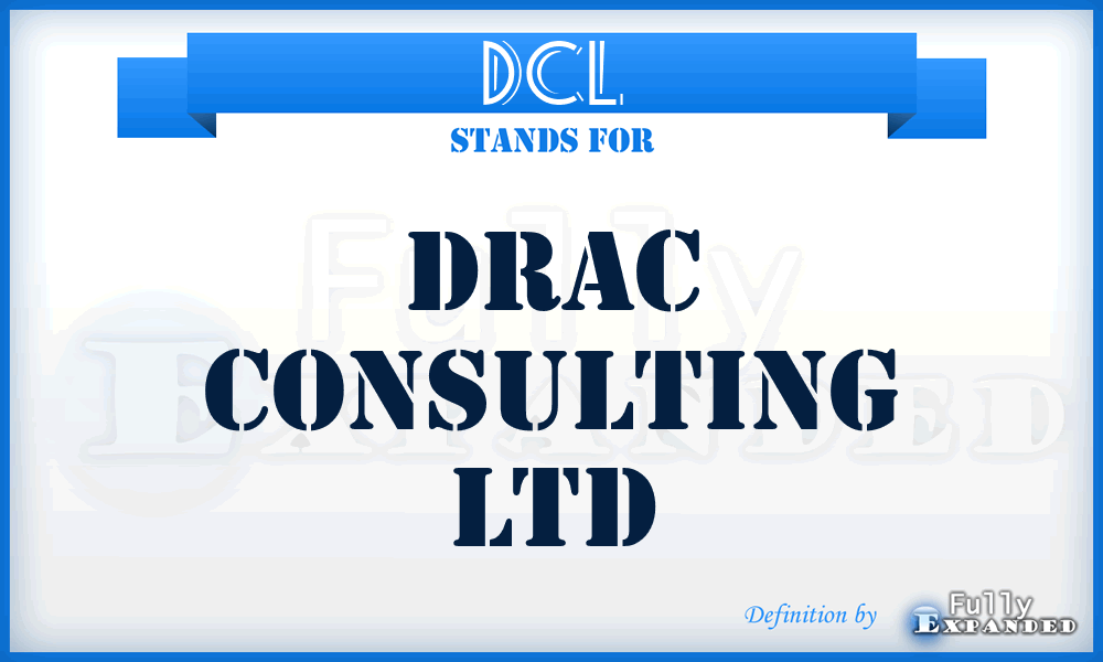 DCL - Drac Consulting Ltd