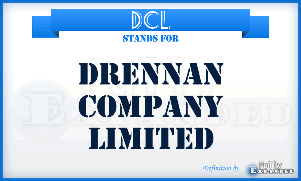 DCL - Drennan Company Limited