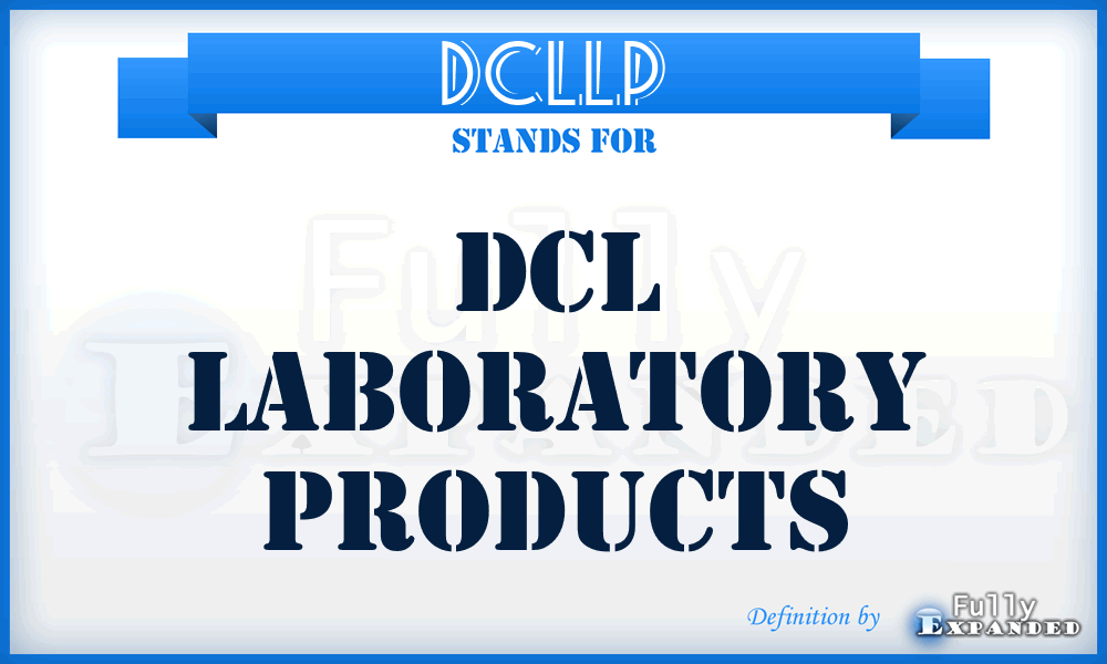 DCLLP - DCL Laboratory Products