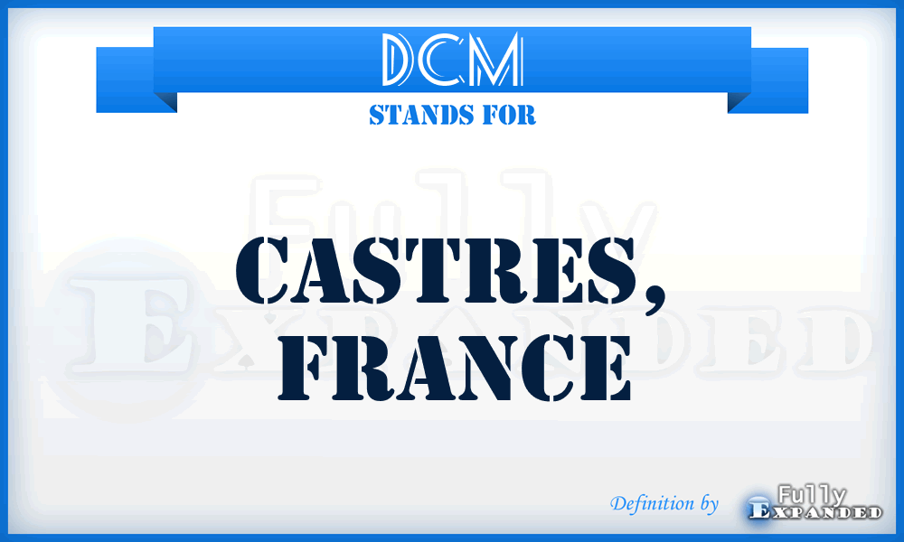 DCM - Castres, France