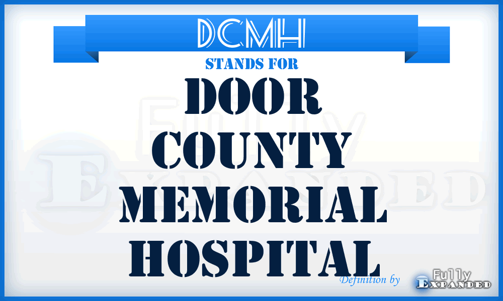 DCMH - Door County Memorial Hospital
