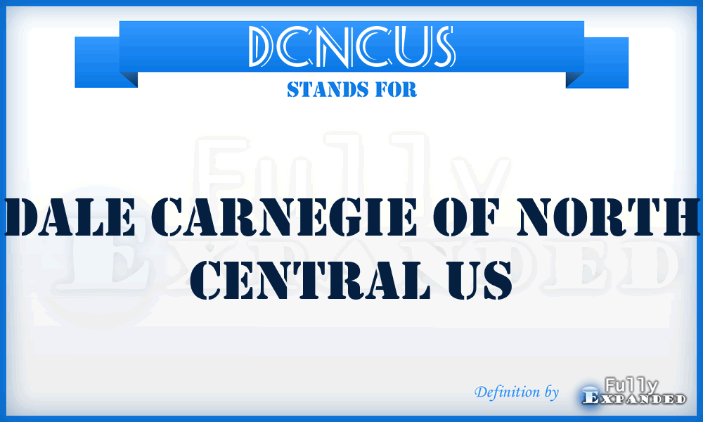 DCNCUS - Dale Carnegie of North Central US