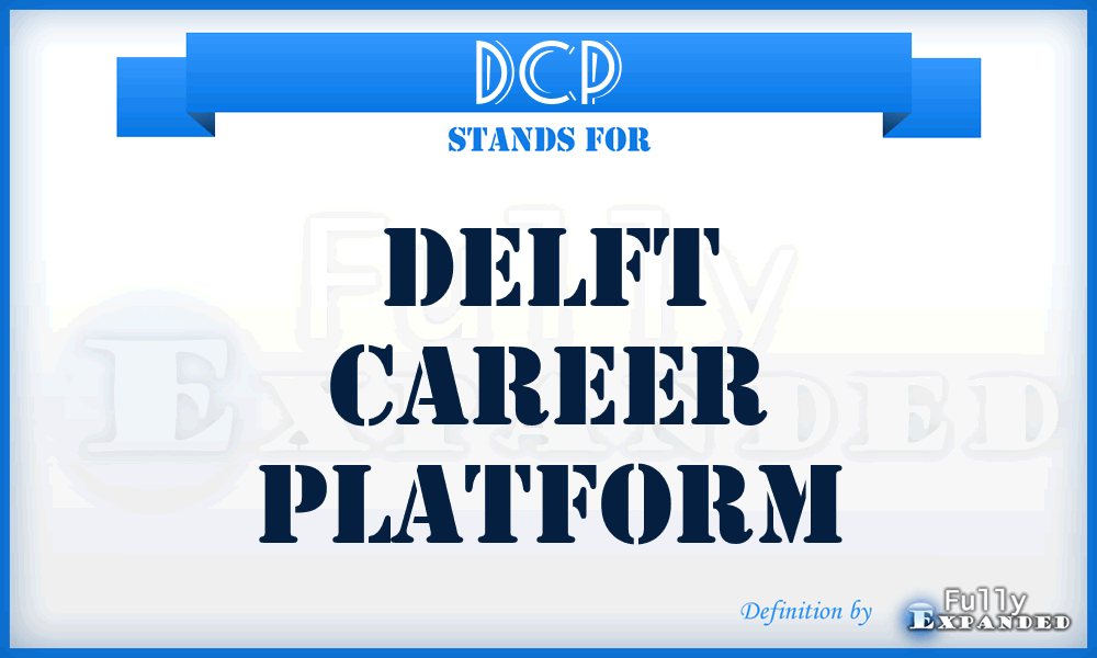 DCP - Delft Career Platform