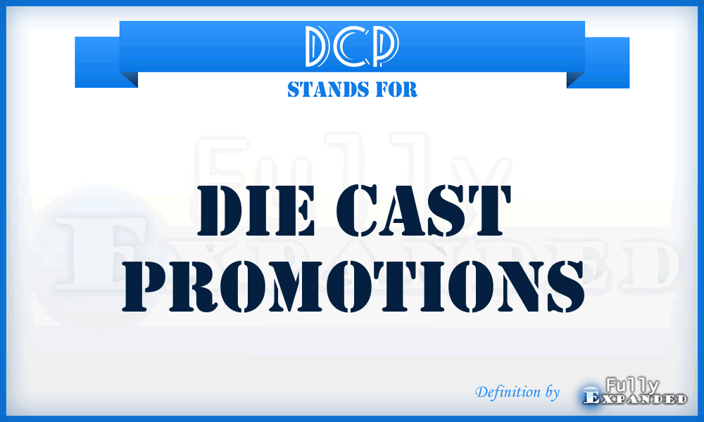 DCP - Die Cast Promotions