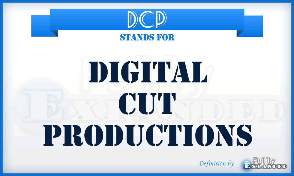 DCP - Digital Cut Productions