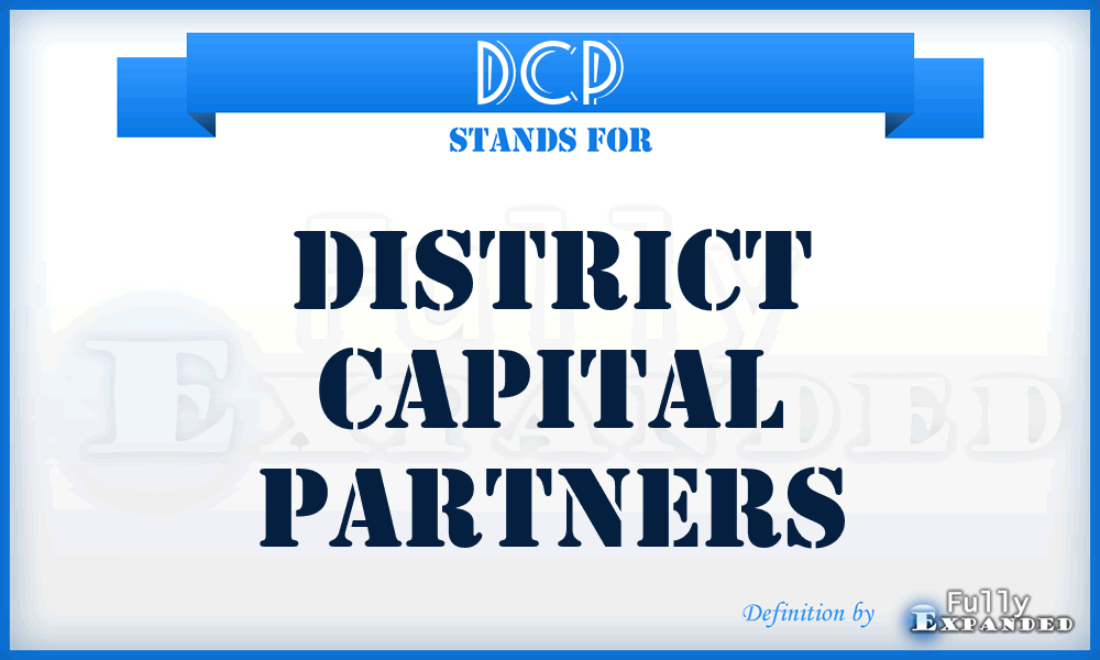 DCP - District Capital Partners