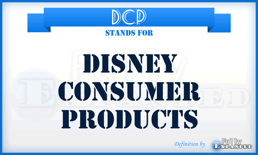 DCP - Disney Consumer Products