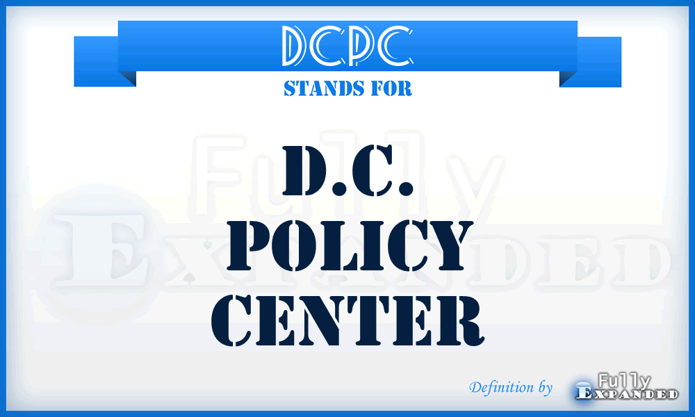 DCPC - D.C. Policy Center