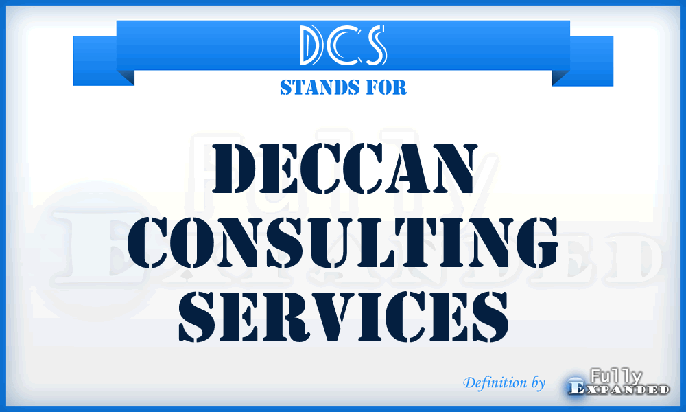 DCS - Deccan Consulting Services