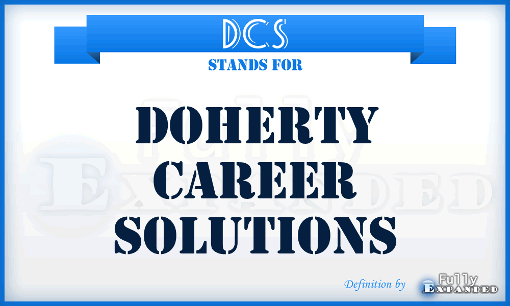 DCS - Doherty Career Solutions
