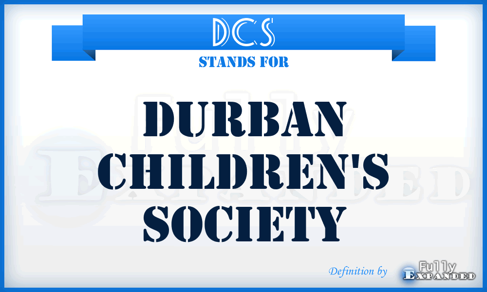 DCS - Durban Children's Society