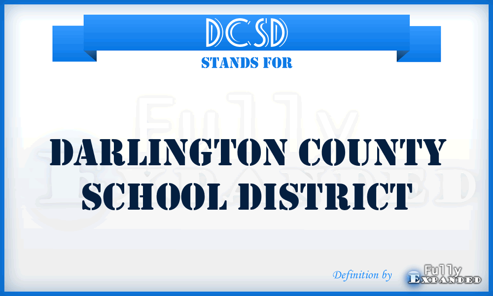 DCSD - Darlington County School District